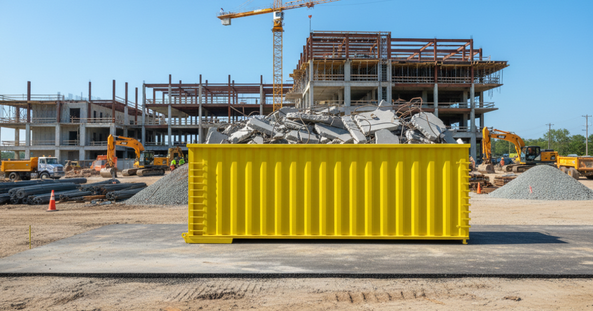 Location benne pour déchets professionnels